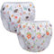 Teamoy Pañales bañadores (2 piezas) Pañales de natación para bebés, Pañal de Baño Reutilizable, Bañador Pañal Tamaño ajustable, Erizo + Abeja