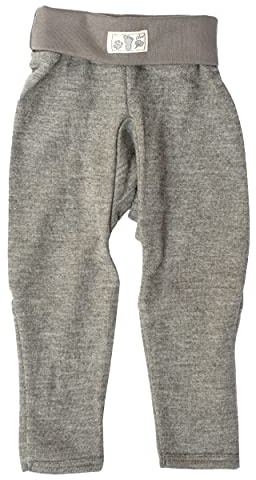 Lilano, Nabelbund Hose mit Umschlag, 70% Wolle (KBA), 30% Seide, 210 gr./m² (Grau, 80)