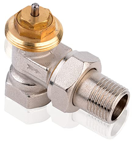 S SIENOC Thermostatventil Thermostatventil Eck 1/2 Thermostatkopf Heizkörper Anschluß Set Verschraubung Passen