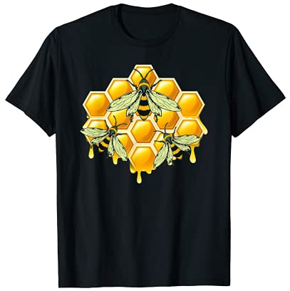 Ruche Apiculteur Nid D'Abeille Miel Apiculture Abeille T-Shirt