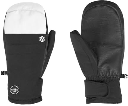 SIROKO - Manoplas de Nieve PITZTAL White - XL - Negro/Blanco