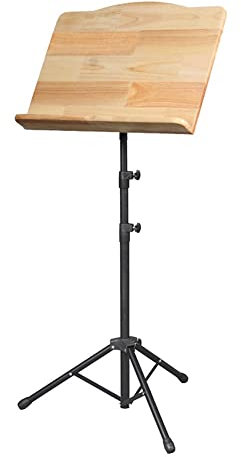 HDYNUZ Notenständer, tragbarer klappbarer Notenständer aus Holz, höhen- und winkelverstellbar für Lesepult-Display (Color : C)