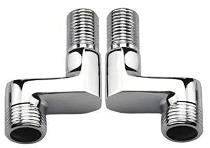 BiaoTeng G3/4 to G1/2 Adapter,Adjustable Swing Arm,Brass Reducer 3/4 to 1/2,3/4 to 1/2 Elbow,Shower Hose Connector 3/4 to 1/2,Chrome B