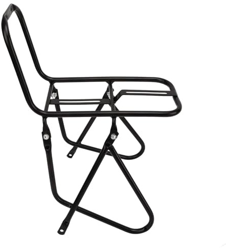 Alomejor Fahrrad Frontgep?cktr?ger f¨¹r Mountainbike Stahltr?ger mit Rostschutz Fahrradtaschen Gep?cktr?ger Upgrade Teil kompatibel mit Trekkingbike und Cityrad