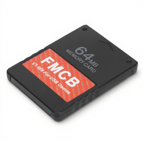 Tarjeta de Memoria para PS1, Tarjeta de Memoria Portátil Plug and Play, Tarjeta de Memoria Thick Machine V1.966, Tarjeta de Inicio de Juego USB (64MB)