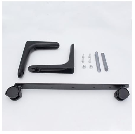 Regalträger Privatsphäre Bildschirmhalter Aluminiumlegierung Modern Easy Installieren Partition Schwere Hotel Füße Bewegliche Rad Regal-Bodenträger unsichtbar (Color : Black)