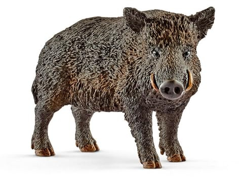 Zibeem Figurine de Sanglier 7,4 Cm/2,9 Pouces Modèle de Jouet Animal de Safari Africain Figurines Éducatives Intéressantes Modèle de Sanglier Figurine pour Enfants D'âge Préscolaire