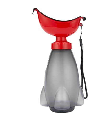 Orinatoio da viaggio da donna – Orinatoio portatile con imbuto e coperchio | Orinatoio femminile di grande capacità per viaggi in auto, campeggio e attività all'aria aperta, design