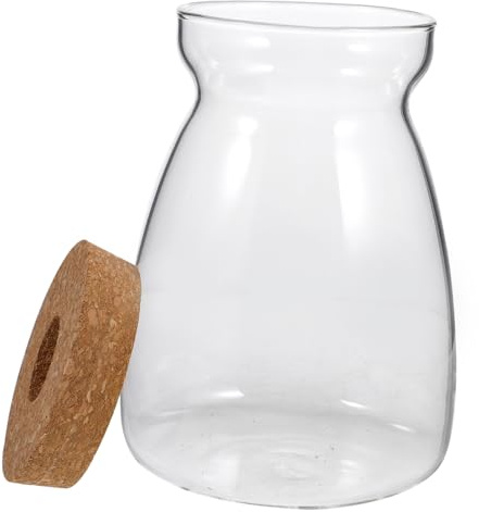 DOITOOL Large Glass Terrarium Jar with Ventilated Lid for Indoor Plants and Succulents Transparent Plant Container for Micro Landscape Decorative Eco Bottle for Home and Office Display