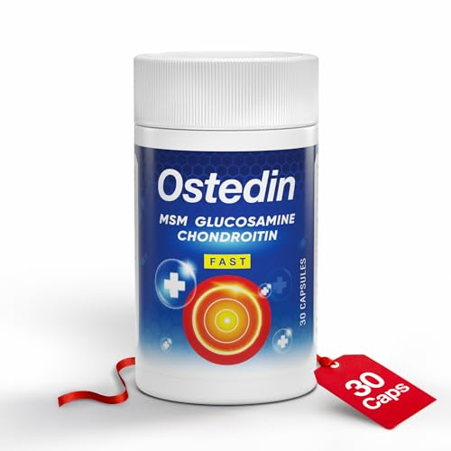 Ostedin - 30 cápsulas para el bienestar de las articulaciones, ayuda a aliviar la rigidez y las molestias articulares, proporciona una agradable sensación de confort, ingredientes de origen natural