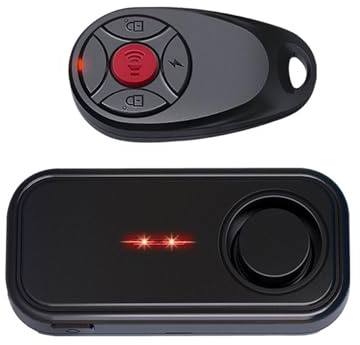 Sistema de alarma de vibración de seguridad para motocicleta con control remoto, sistema de alarma antirrobo, 30-60 metros