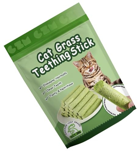 hogtnd Cat Chew for Cats, Dental Care, Chew Snacks, Teething Sticks, Freeze-Dried Snacks, Hairball Control, Treats, Teething Stick for Cats