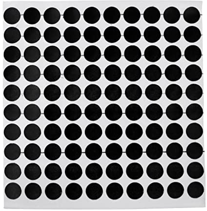 Ronyme 15x Tavolo da Biliardo Biliardo Stecca a Sfera Posizione Adesivo Marker, Nero03