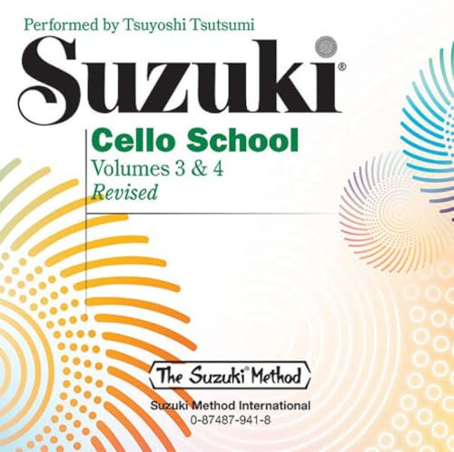 Suzuki Cello School: Volume 3 & 4: AV