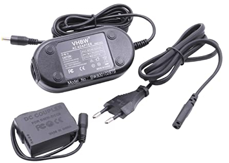 vhbw Netzteil kompatibel mit Panasonic Lumix DMC-GH2, DMC-FZ200, DMC-FZ1000 - Ersatz für DMW-AC8, DMW-AC8EG, DMW-DCC8, DMW-DCC8E, DMW-DCC8GU