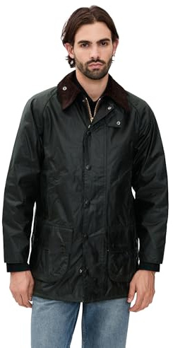 Barbour Beaufort Wax Veste pour homme, Noir