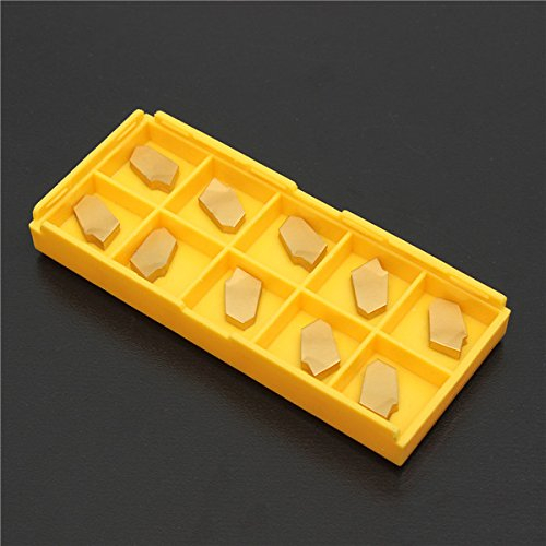 EsportsMJJ 10Pcs Sp300 Nc3030 Hartmetall-Einsätze Drehen Werkzeughalter Hartmetall-Schneider Drehmaschine Klingen