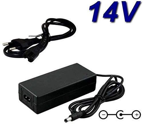 TOP CHARGEUR * Adattatore Caricatore Caricabatteria Alimentatore 14V per Monitor TV Samsung T24C350 LT24C350 T24C350AR T24C350EW