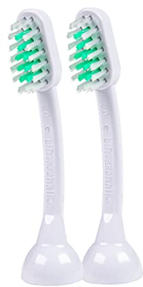 emmi-pet 2x A2 (M) große Ultraschall Aufsatz-Bürsten für emmi-pet 1.0 & 2.0 Ultraschallzahnbürste I Beugt Zahnstein vor, bekämpft Mundgeruch & Zahnfleischentzündungen – geräuschlos & ohne Schrubben