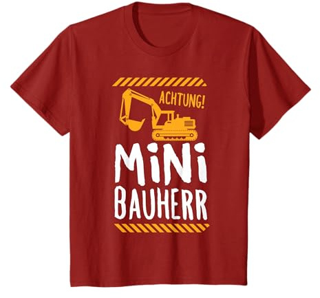 Mini Bauherr Hausbau Richtfest Geschenk T-Shirt