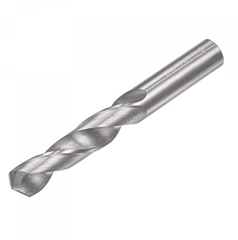 sourcing map Punte di trapano di torsione del carburo solido, taglierina di perforazione delle scanalature diritte dello stinco del carburo di tungsteno di 7.5mm C2/K20, Punteruolo, Fresa per Trapano