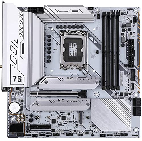 SIMPLETEK – Hauptplatine Micro-ATX LGA1700 B760M 4 X Slot DDR4/DDR5 Mit WiFi 6 Integriert 3 Slot M.2 Pcie 4.0 Gaming 12° 13° Gen. Intel