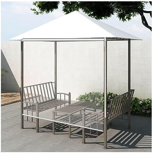Pergola Durchsichtige Rollos,transparente Wasserdichte Pvc-rollläden Jalousien,trennwand Regenvorhänge Für Außen Garten/gazebo,seitenzugrollos,große Winddichte Fensterrollos,WxH-130x350cm/51.2*137.8in
