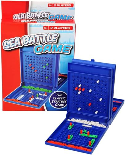 Sea Battle Game | 2 Player Strategy Board Game, Fun Interactive Travel Game