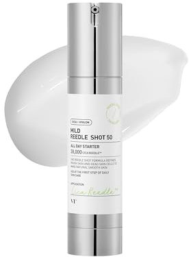 VT COSMETICS CICA Reedle Shot 50, Spicule Mikronadel-Serum für Porenpflege & Peeling, Exosom, Centella Asiatica für glasige Haut, geschmeidige Textur(1,69 Fl Oz / 50ml)