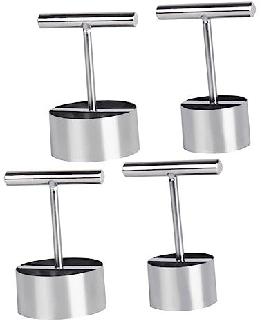 Cabilock 4pièces Vide-Fruits Métal Ergonomique pour Retirer Les Noyaux De Poires Outil De Dénoyautage pour Fruits Domestiques