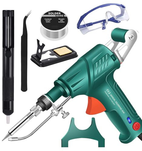 Internally Heated Industrial Laser Welding Tools, Industrial Laser Welding Machine, Portable Multi-Function Soldering Iron Soldering Gun, 3-in-1 with Rust Removal/Cutting/Weldings (Green, Internal)