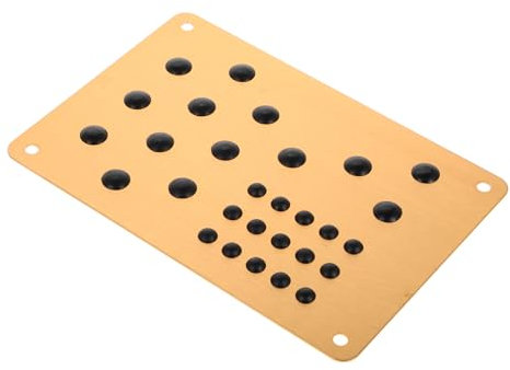 Abaodam Aluminiumpedal-autofußmatte Aus Robustem Aluminiumlegierungs-metall Verschleißfest Stilvoller Schutz Für Pkw Van Suv Und Lkw Fahrerseite Und Rückseite Geeignet Für Viele Automarken