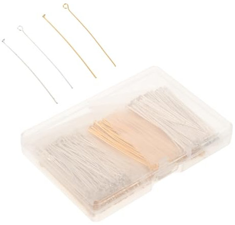 DIYEAH Ösenstifte Mit Offenem Kopf Und Flachkopf Für Schmuckherstellung Stifte Zur Schmuckherstellung DIY-ohrringstift Und Halskettenstift