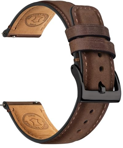 Fullmosa Leder Uhrenarmband Vintage-Ersatzarmband, Uhrenarmband 22mm 20mm 24mm 19mm 18mm Armband Uhr Zubehör für Herren Damen, Uhrband für Smartwatch und Universal-Uhren