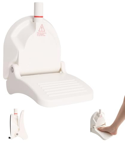 Duschfotstöd med sugkopp Fotpall för Rakning av Benen
