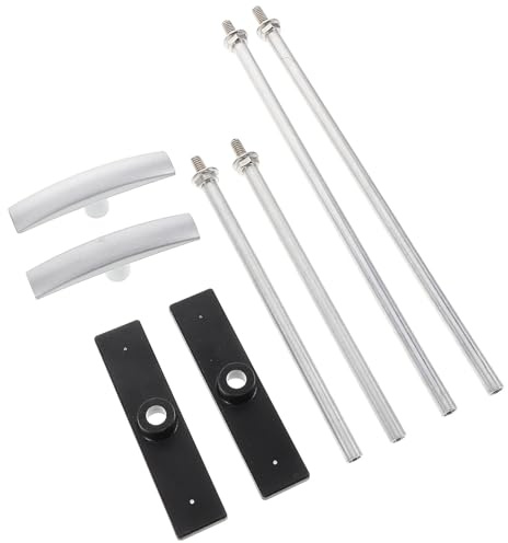 VILLCASE Set di Prolunghe per Valvola di Scarico Acque Grigie Camper, Barre di 6 e 9 Pollici in Plastica e Alluminio, Facile Installazione, Ricambio Maniglia Valvola per Accessori Camper