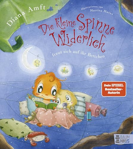 Die kleine Spinne Widerlich freut sich auf ihr Bettchen: Von der Schauspielerin Diana Amft liebevoll erzähltes Gutenacht-Bilderbuch für Kinder ab 4 Jahren. Band 12