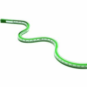 RUMOLD 821040 Flexible Kurvenlineale mit mm-Teilung, 40 cm