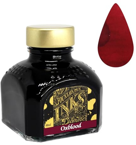 Diamin 80 ml reservoarpenna bläckflaska, Oxbloo turkos
