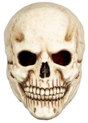 Maskworld Halloween Karneval Party Kostüm Totenkopf Maske des Grauens aus Latex für Erwachsene