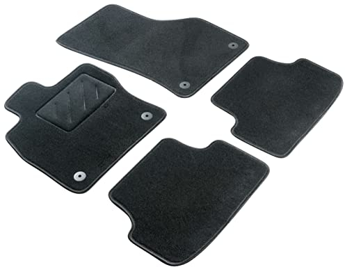 WALSER Comfort Auto Teppiche für Citroen C3 I 02/2002-2009, 100% passgenaue Auto Fußmatten Made in Europe, Fußmatte Auto, Autoteppich Auto, Fussmatten Auto