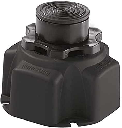 Wirquin 30724316 Duschwannenfuß 6-er Set, schwarz