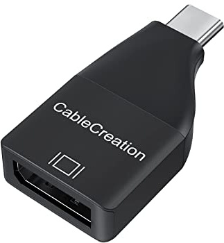 CableCreation USB C to DisplayPort Adapter 4K@60Hz, Male Type C to Female DisplayPort Adapter Compatible with iPhone 16 15 Pro/Promax/Plus, MacBook Pro Air, Steam Deck, iPad Pro, iMac, XPS, Galaxy