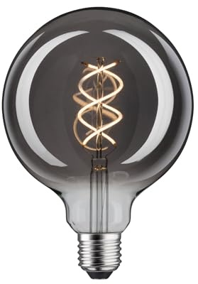 Paulmann 28860 LED Lampe 1879 Globe 125 140lm 4 Watt dimmbar Rauchglas Vintage Vintage 1800 K E27 Leuchtmittel