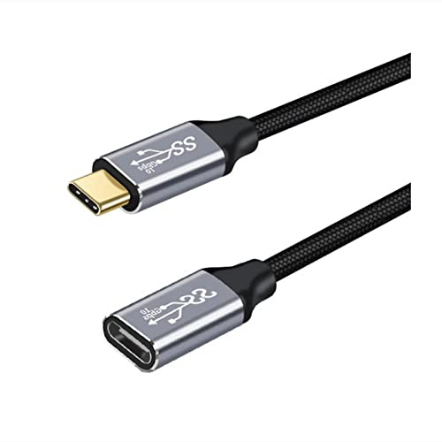 CAKOBLE USB-C Verlängerungskabel 0,5m [10Gpbs/100W und 4K@144Hz] Stecker auf Buchse, Kompatibel Mit iPhone 16/15 Pro Max, MacBook Pro, Samsung Galaxy S24/S23