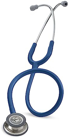 3M Littmann Classic III Azul Marino con Grabado Gratuito y Linterna Pupilar de Regalo