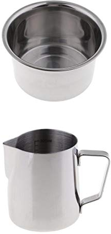 Xiaojikuaipao 2X Stainless Steel Wax Enamel and Casting Kettle Double Kettle Bottom for The