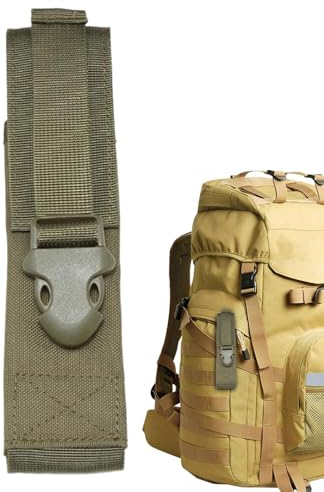 Taschenlampen-Taschenhalter, Taschenlampen-Tasche für Gürtel - Outdoor-Taschenlampen-Gürtelhalter,Taschenlampen-Aufbewahrungswerkzeug mit Schnallenriemen-Design für Camping, Wandern, Outdoor-Abenteuer