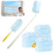 32 Pezzi per Swiffer Panni Catturapolvere Ricambi Kit,3D 360° per Swiffer Duster Piumini Ricariche, con Manico e Palo Telescopico, per Intrappolare Sporco, Polvere