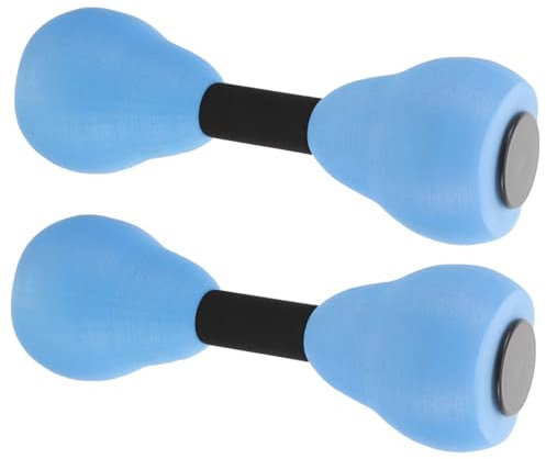 PAMINGONO Eva Wasserhanteln Für Wassergymnastik Tragbare Poolgewichte Interaktive Trainingsgeräte Blau Mit Schwarzem Clip Für Erwachsene Und Kinder Für Fitness Im Wasser